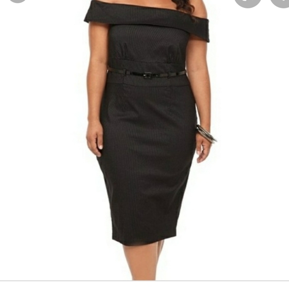 Torrid  pinstripe  dress - Picture 2 of 4